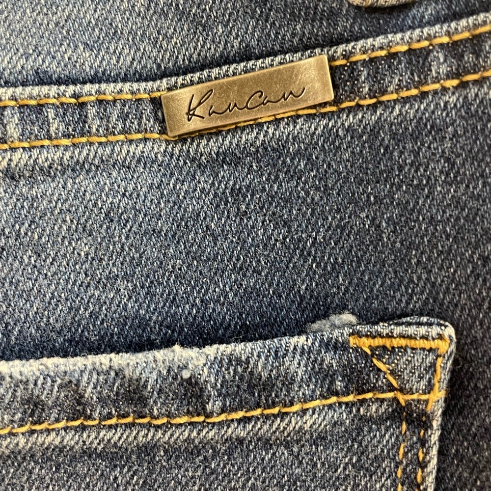 Kancan By Maurice’s Front Button Jean Shorts Dist… - image 7